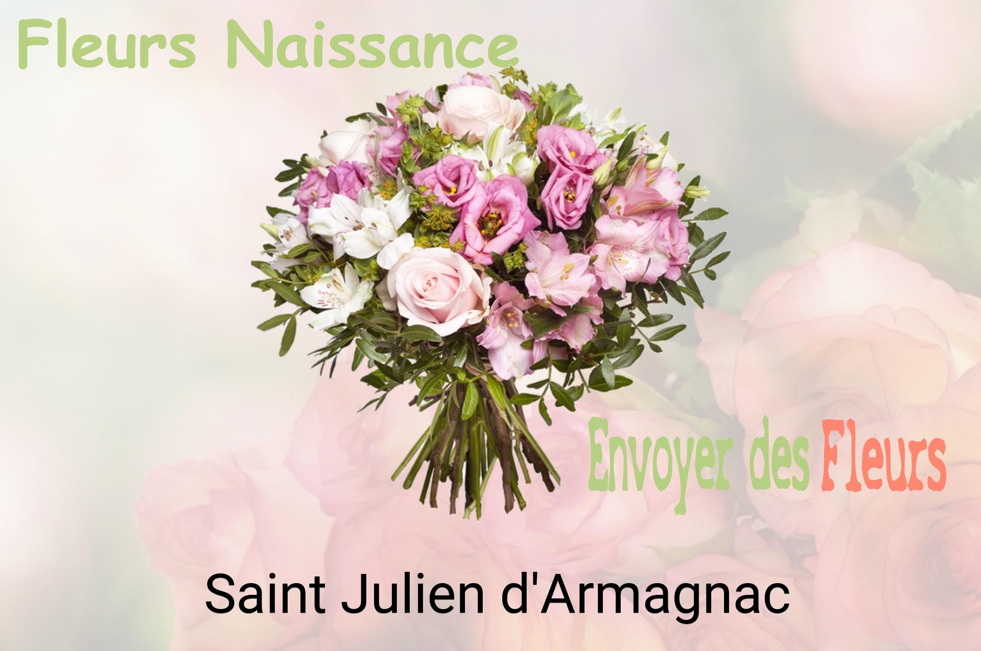 Bouquet de fleurs de naissance livré à Saint-Julien-d'Armagnac